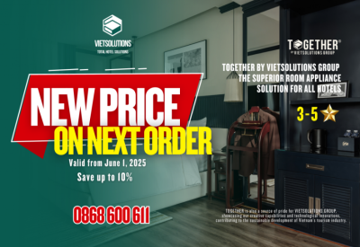 TOGETHER BY VIETSOLUTIONS GROUP – CHÍNH THỨC ÁP DỤNG MỨC GIÁ MỚI TỪ 01.06.2025